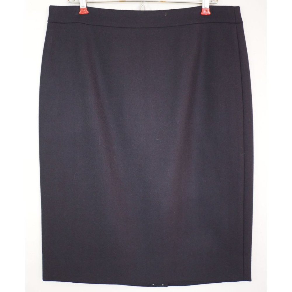 Black J Crew Wool Pencil Skirt Size 8 Brand New with Tags